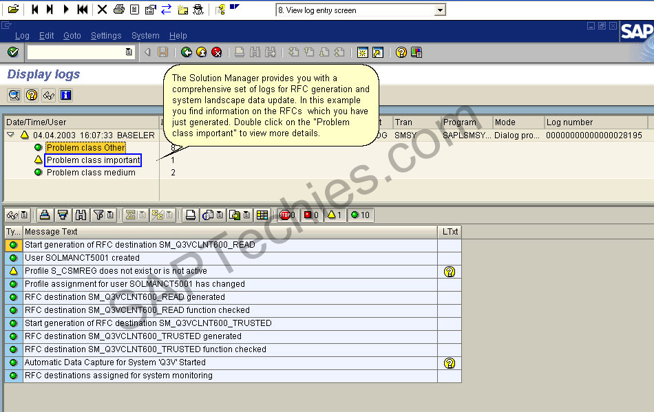 The System Landscape Creating RFC Connections in SAP Solution Manager