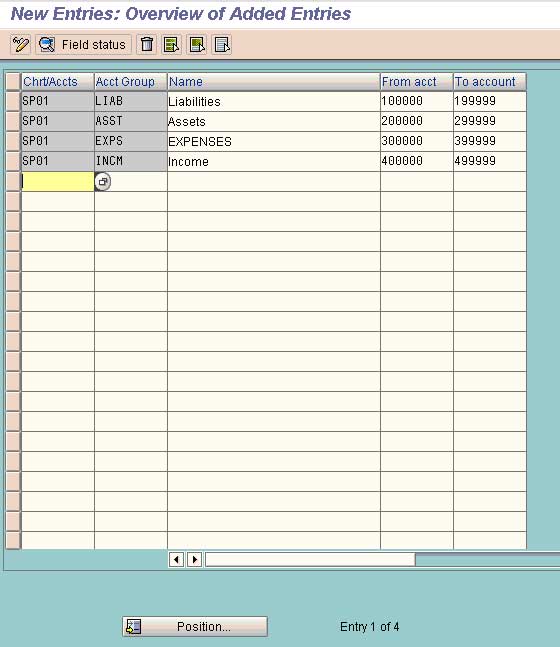 Define Account Group In Sap Fico