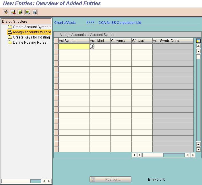 Define posting key ad Posting Rules for Bank Transactions in SAP FICO