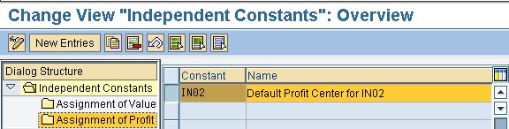 Change View Independent Constants