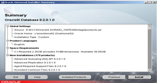 Installing Oracle9i On Windows 2003 Server