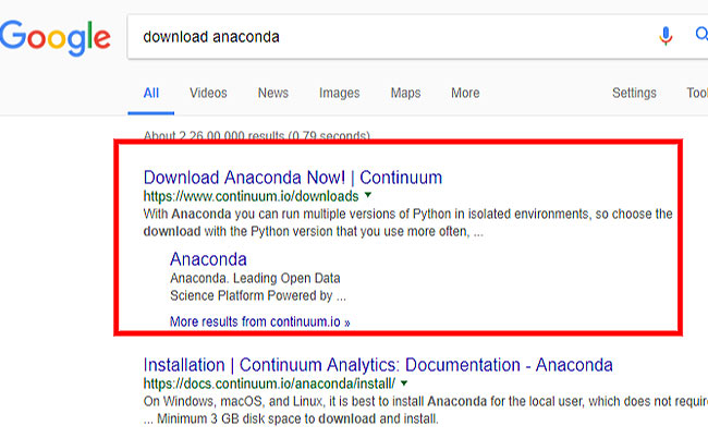 Install Anaconda on Windows