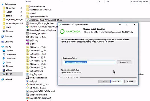 anaconda 3 install windows