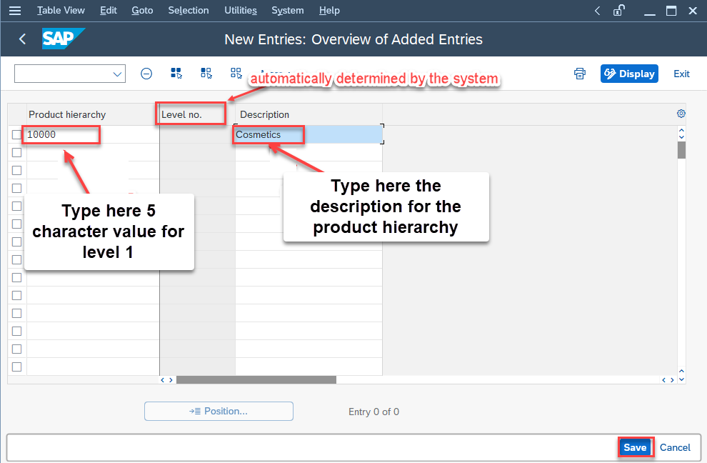 Product Hierarchy Table In Sap Apo Elcho Table