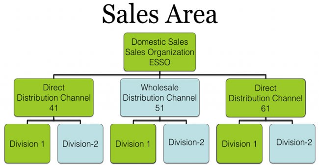 Org sale. Sales area. Organizational Unit. SAP sales and distribution (SD).