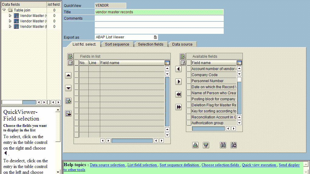 Query text