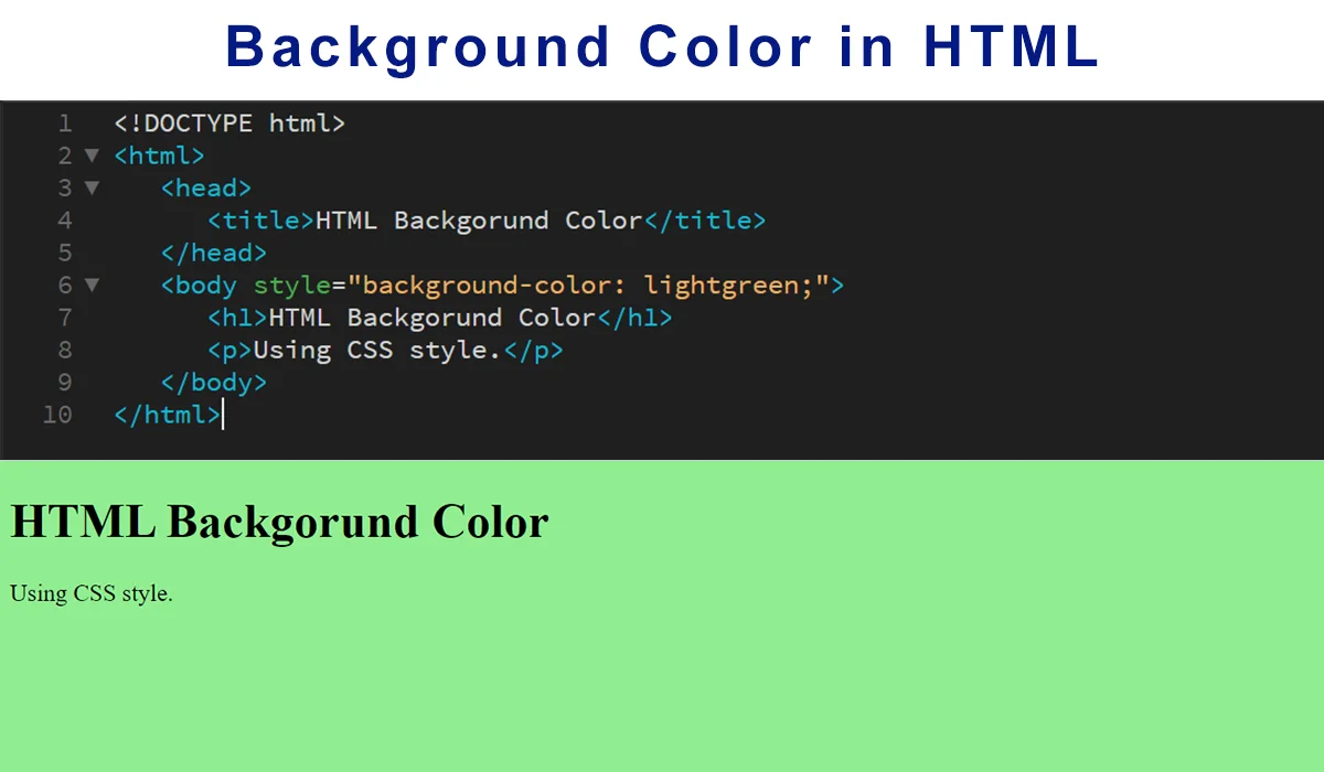 Details 200 html page background color