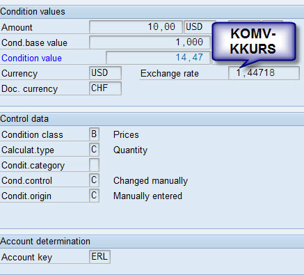 Determine Different Exchange Rates In Billing Documents In Sap Sd - 