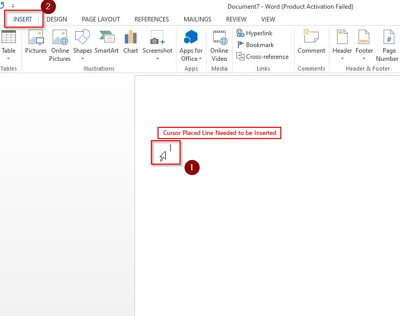 Draw A Line In Ms Word 5 Simple Methods