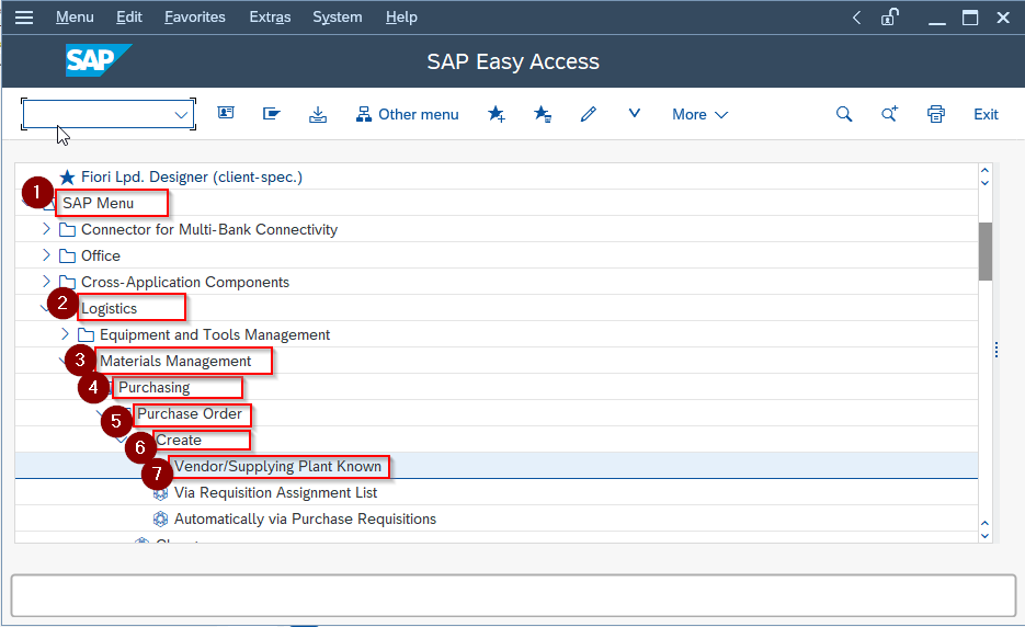 sap purchase order by account assignment