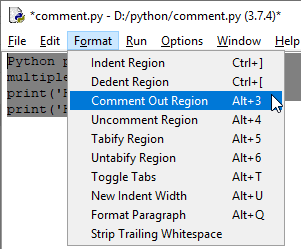 Comments in Python Comments In Python