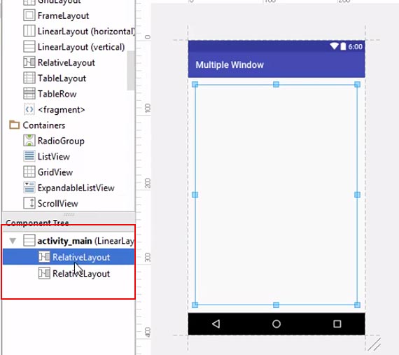 Split Screen using Multiple Layout
