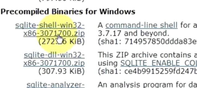 Sqlite download for windows 10