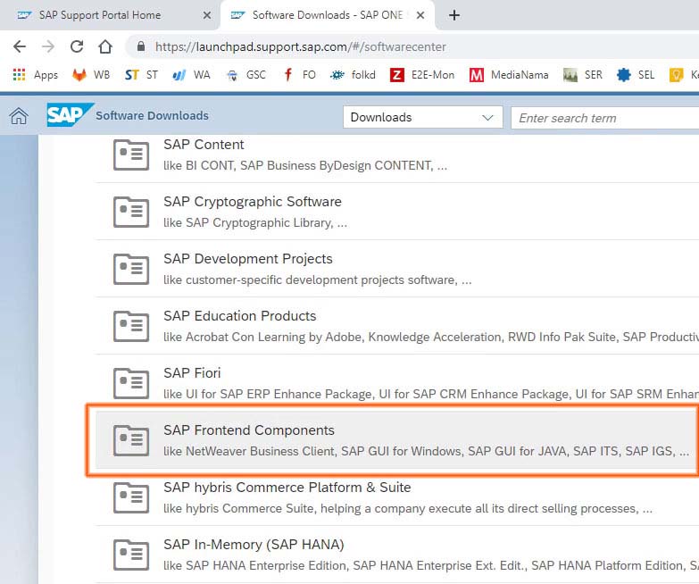 sap gui download